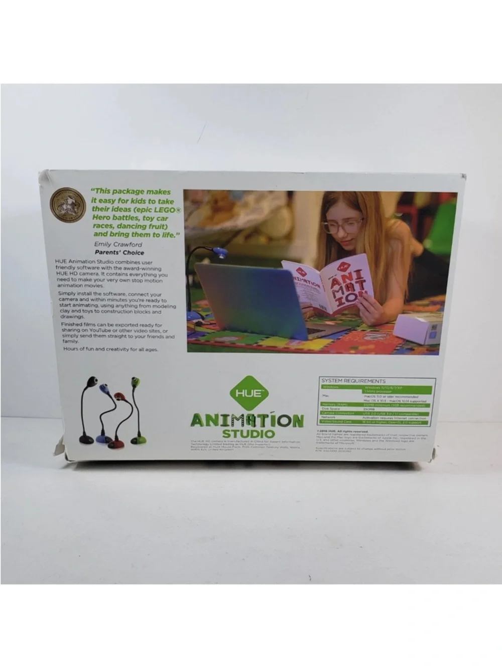 HUE Animation Studio Stop Motion Kit - Sealed box . Inside Camera is Blue .